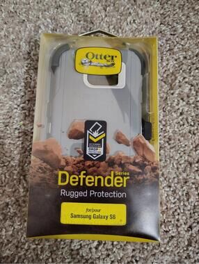 OtterBox DEFENDER Case With Holster for Samsung Galaxy S6 Gray